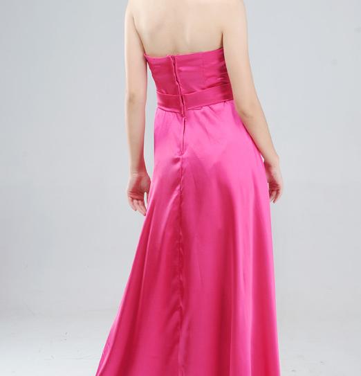 51elegant Sheath Brush Train strapless Wedding Dresses Beading Silk Chiffon for Bride ms843.jpg