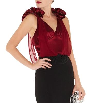 Maggie sexy A-line spaghetti straps sleeveless Chapel Train Wedding Dress.jpg