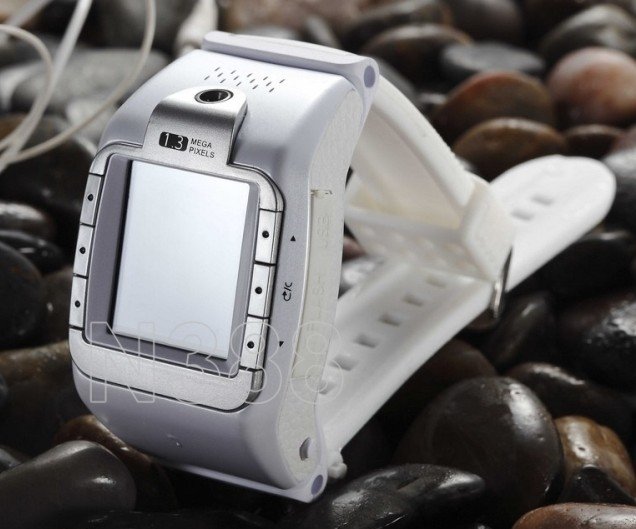 Watch Mobile Phone Tri-Band Camera Bluetooth