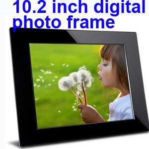 10.2" Inch LCD Digital Photo Frame Movie Calendar Alarm with MP3, MP4 Player