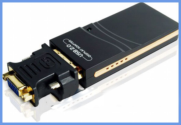Free Shipping USB 2.0 to DVI / VGA / HDMI Multi-Display Adapter Converter