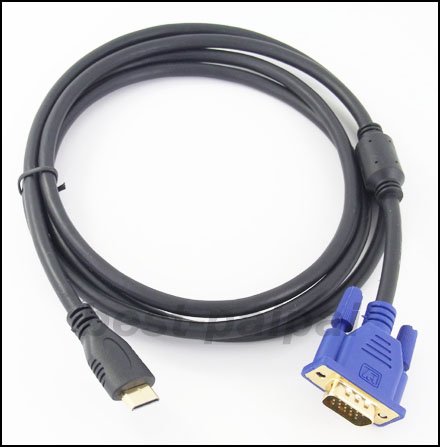 10 x HDMI Gold Male to VGA HD-15 Cable 6FT 1.8M V518