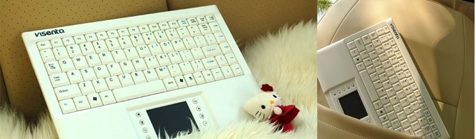 2.4G Wireless Keyboard with Touch Ultra Distance of 20 Meters Laptop Keyboard / Wireless Keyboard and Mouse