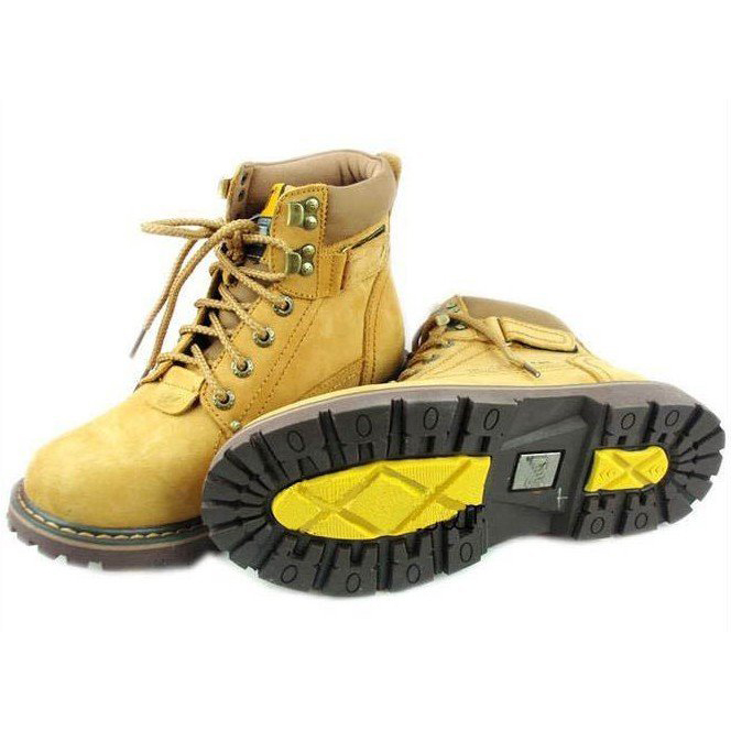 Men's Yellow Genuine Leather Casual Shoes