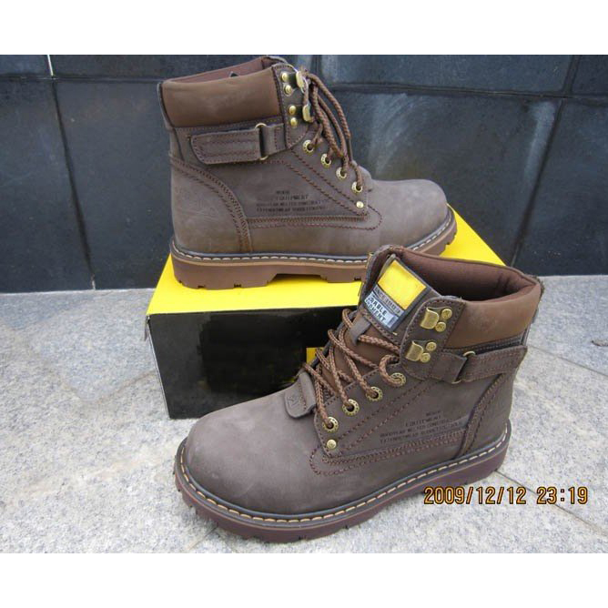 Brown With Tie Flat Bottom Men's Casual Boots