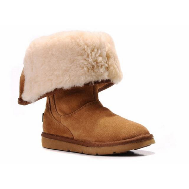 With Zipper Light Brown Flat Bottom Women's Ankle Boots