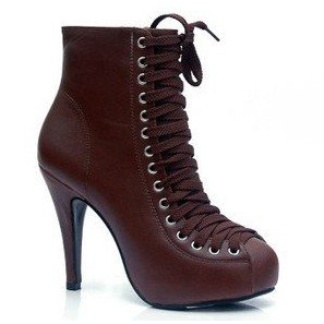 Women's Sexy Design Across Lacing Roman High Heel Ankle Snow Boots