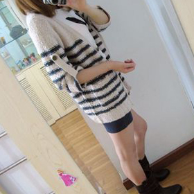 Missoni Multi-color Wool Sriped Knitwear Sexy Design Dresses for Summer Size S-L