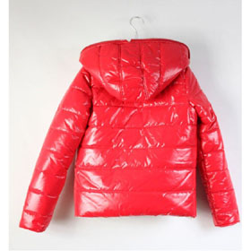 Stylish Bright Surface Material Super Warm Domesticated Hen Warm Cashmere Lining Padded Coats