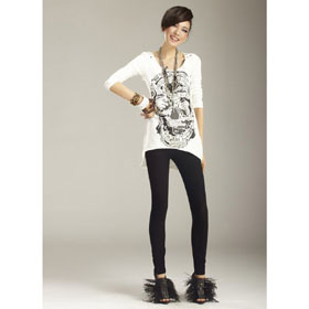 Hot sales Lady Irregular T-shirt / Fashion Woman T-shirt / Sexy Hollow Back T-shirt