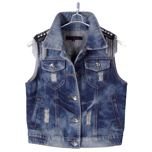 Slim Korean Fashion Cowboy Female Spring and Summer Denim Vest