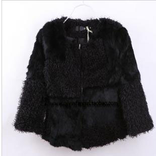 Korean Women Thick Warm Fur Coat Winter Noble Fur Clothing