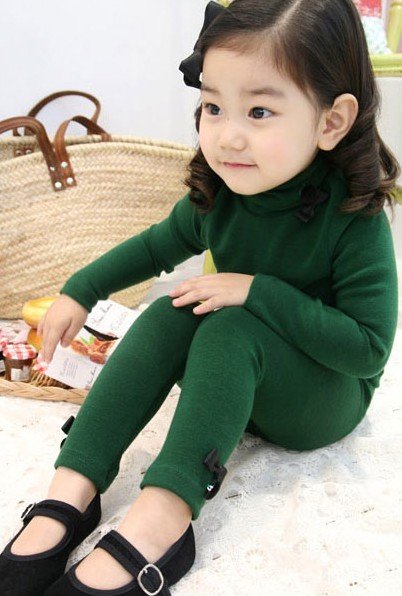 Girl Spring and Autumn T-shirt and Pants Children Rompers