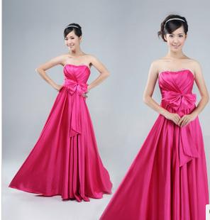 Brand New Sleeveless Silk Ankle-Length Wedding Dresses With Fashion Desgin