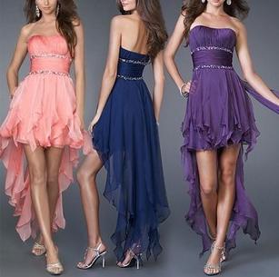 New Asymmetrical Cocktail Dresses / Bridesmaid Dress / Formal Gown/ Wedding Dresses