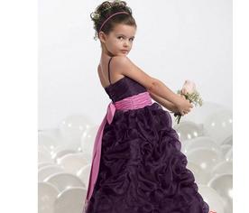 Popular Style New Bodice Skirt Flower Girl's Gown Bridal Dress