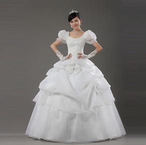 Free Shipping New Arrival Full A-line Bridal Gowns Designer Wedding Dresses