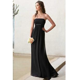 Chiffon Gorgeous Off-Shoulder Floor-Length Strapless Wedding Dress Wedding Gown Bridal Dress