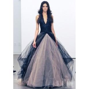 Black Evening Gown / Bridal Dress Bridesmaid Wear Custom-made Thanksgiving Day Christmas Dress