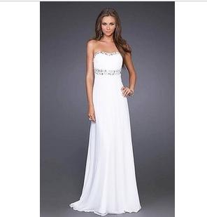 Matte Satin Strapless Floor-length Train Satin Mother of the Bride Dresses