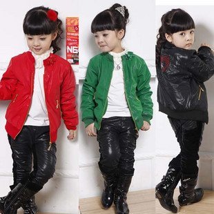 Korean Style Bust Windproof Zipper Children's Fur Coat