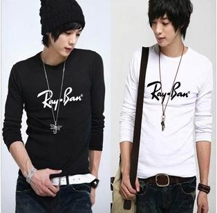 Gray Cotton & Polyester Short Sleeve Men's T-Shirts