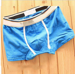 Corners Blue Cotton & Polyester Men's Underwear