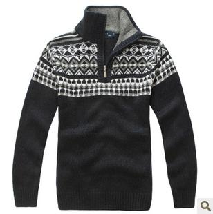 Men's Anti-Shrink Computer Knitted Cardigan Sweater