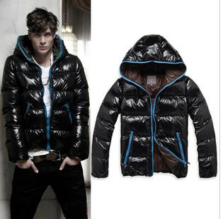 Mens Warm Down Sportswear Down Waterproof Polyester Jacket