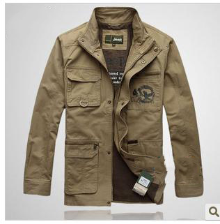 Men's windbreaker Airborne Division Hooded Cotton Conventional Jackets
