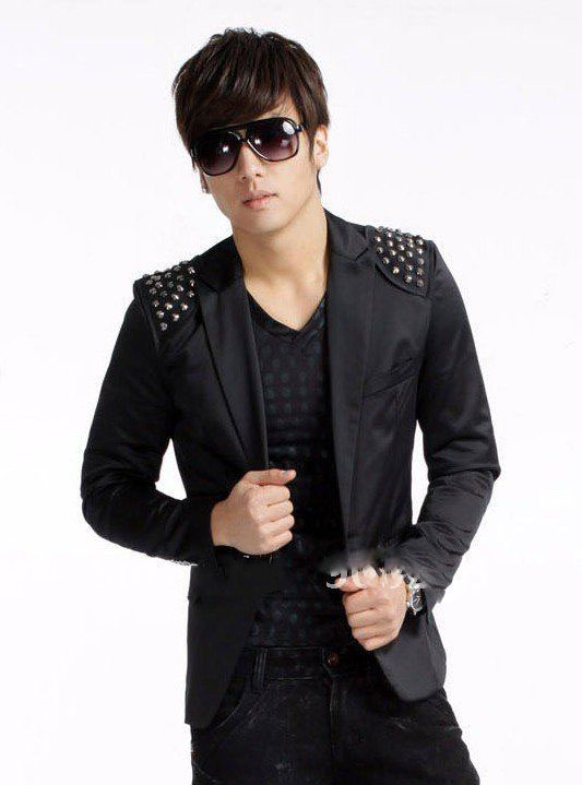 Men's Long Sleeve Single Breasted Recreational Coat