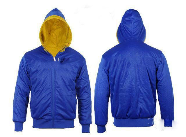 Blue Men's Casual Leather Jacket Coat