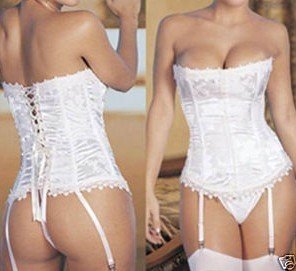 Sexy Ivory Bridal Corset / Bustiers Underwear Basque / Various Sizes