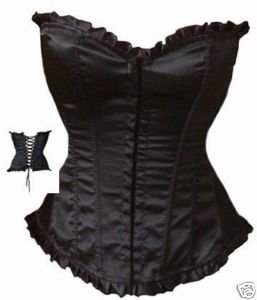 Sexy Black Bridal Corset Underwear Basque
