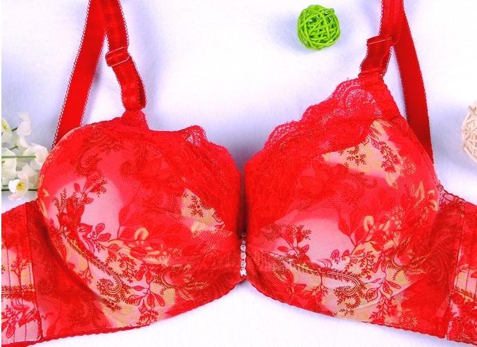Women's Angel Shape Adjustable Vermeil Bra-Pink Lover