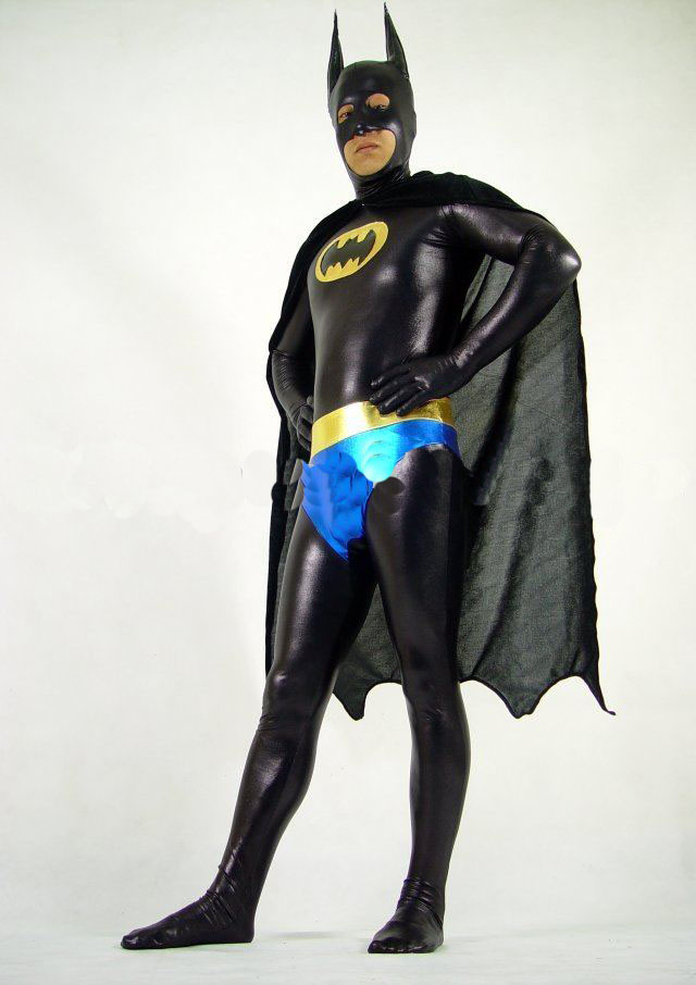 Black Batman Halloweens Lycra Spandex Costumes Zentai