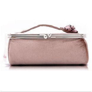 Pink Velour Classic Designer Women's Satchel Shoulder Bags