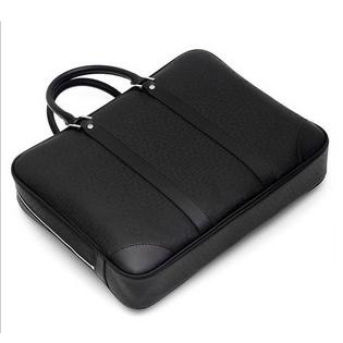 Black Square Shape With Zippers Briefcases