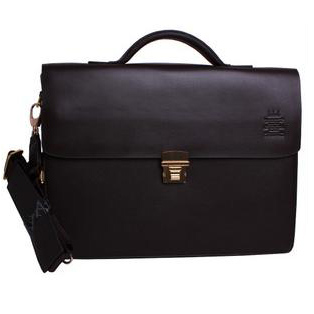 Black With Buttons Portable Briefcases