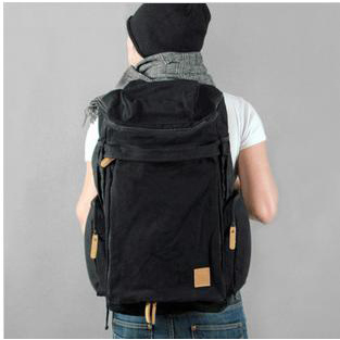Shoulders Black With Zippers Laptop Bags