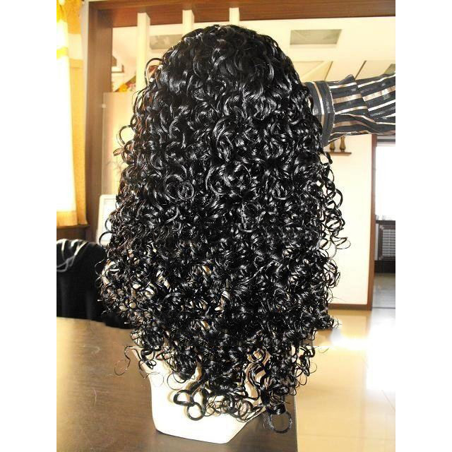 22'' Full Lace Indian Curly Wig