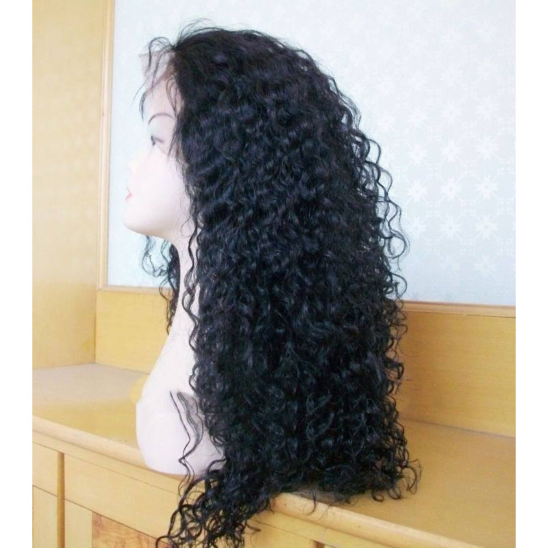 Indian Kinky Curly Full Lace Front Wig