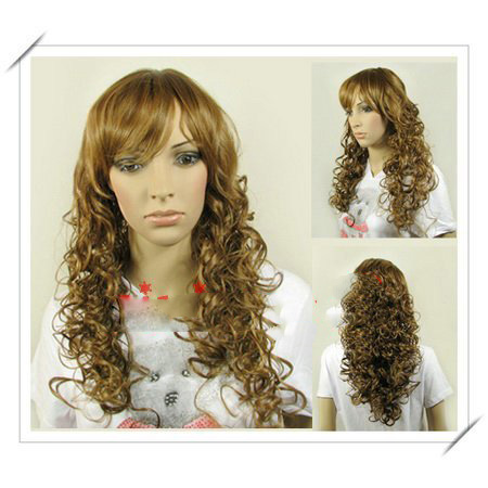 New Sexy Light Blonde Wavy Cosplay Hair Wig SY19