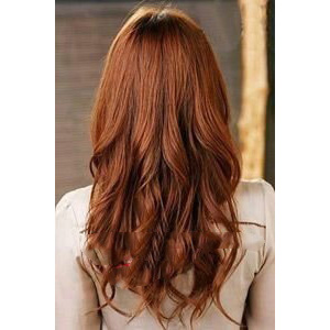 18 Inch Long Wave Indian Remy Brown Cosplay Hair Lace Wig