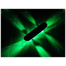 Green LED Light Rectangular Shape Plastic & Metal Scooters