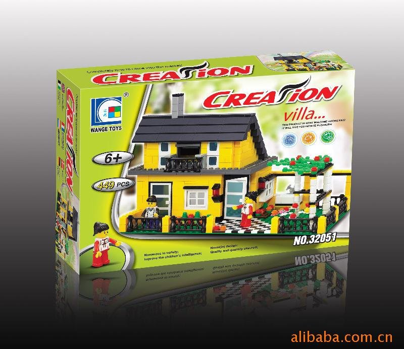 Building Blocks Toys / 32051 / Villa 449PCS