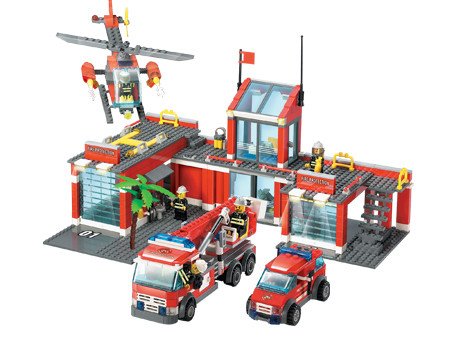 Enlighten Child Toys 8051Blocks - Fire Department 774 pcs