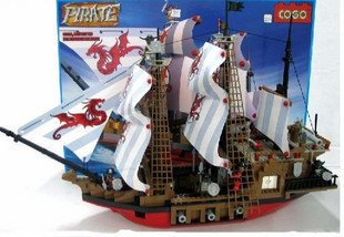 Enlighten Toys / Pirate Ship / Corsair / Building Block