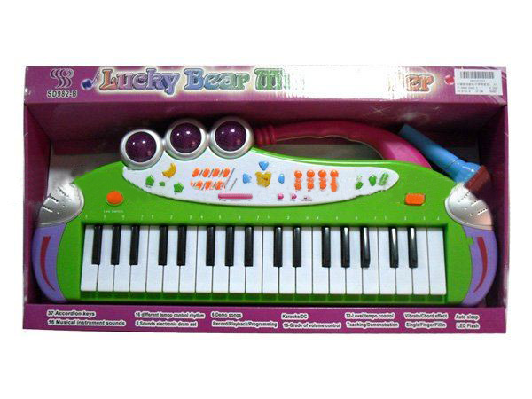 37 Keyboard Multifunctional Electric Organ with Light