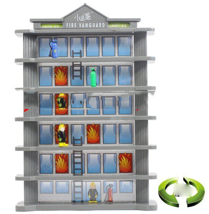 Fire Pioneer Toys, A 3D Logic Game, Educational Toys, a Labyrinth Firefighters' Work